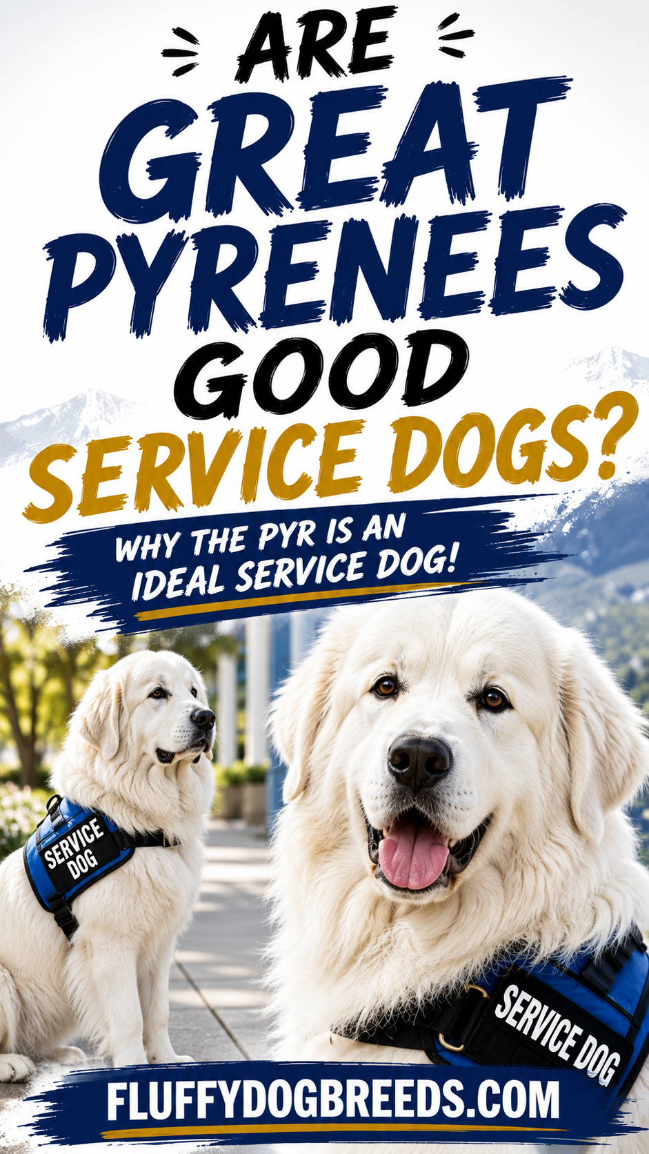 Are Great Pyrenees Good Service Dogs