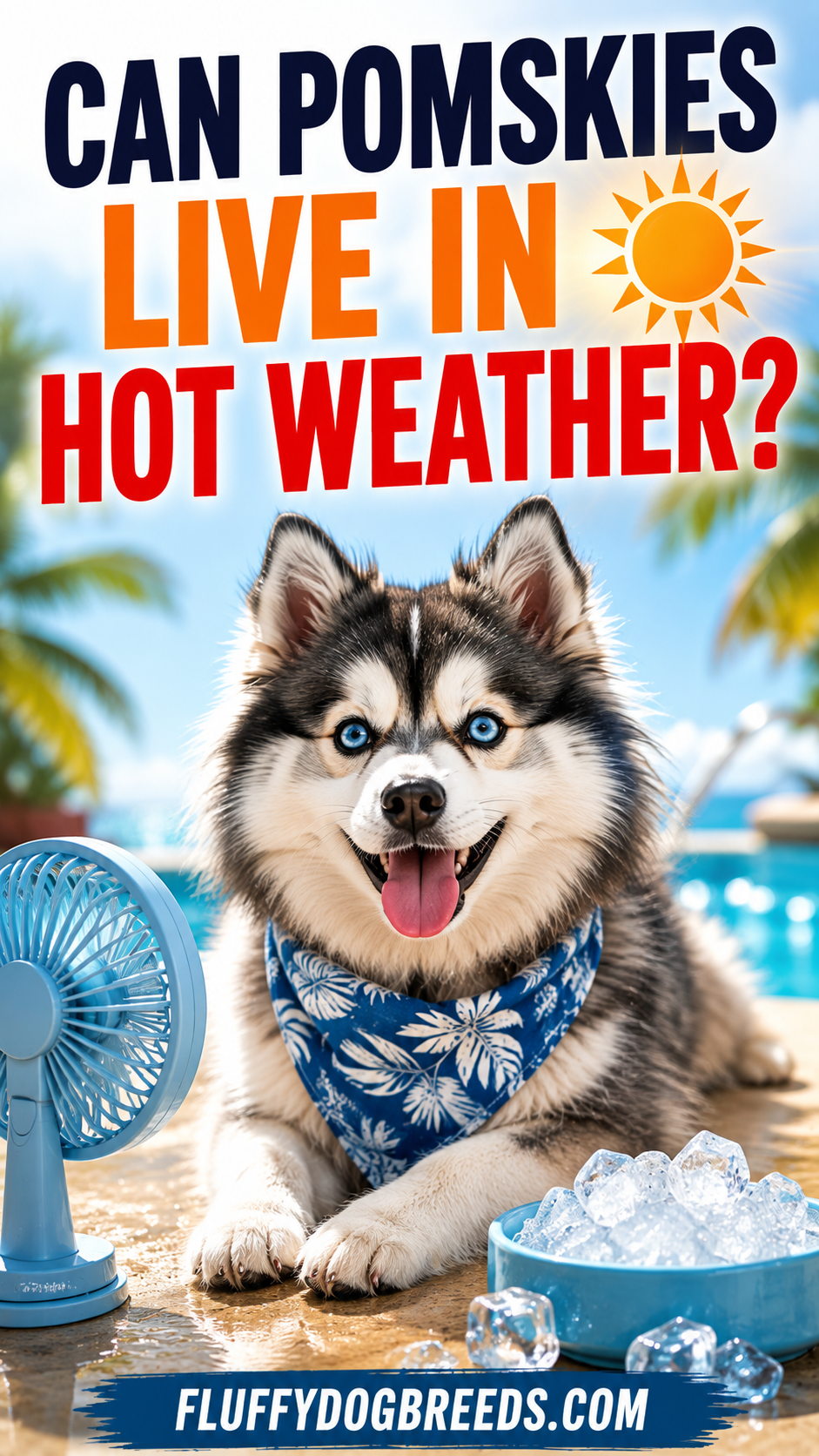 Can Pomskies Live in Hot Weather